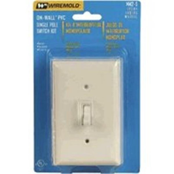 Wiremold Wiremold NMW2S Outlet Box Single Switch White 2124378